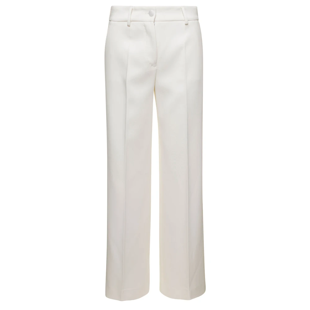 Dolce & Gabbana Witte Broek met Pants Look 46 White Dames