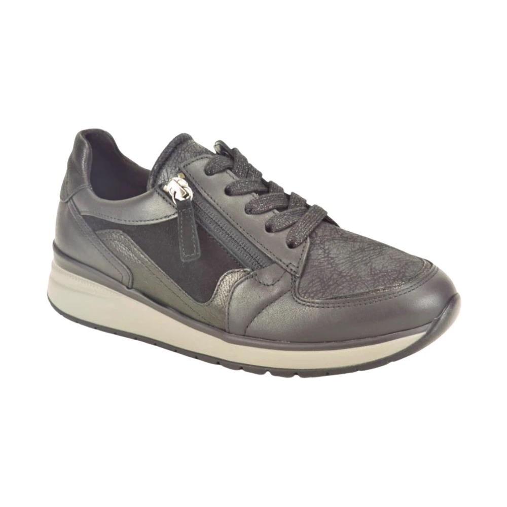 Gabor Runner N.+Tiret Combo Dames Schoenen Zwart