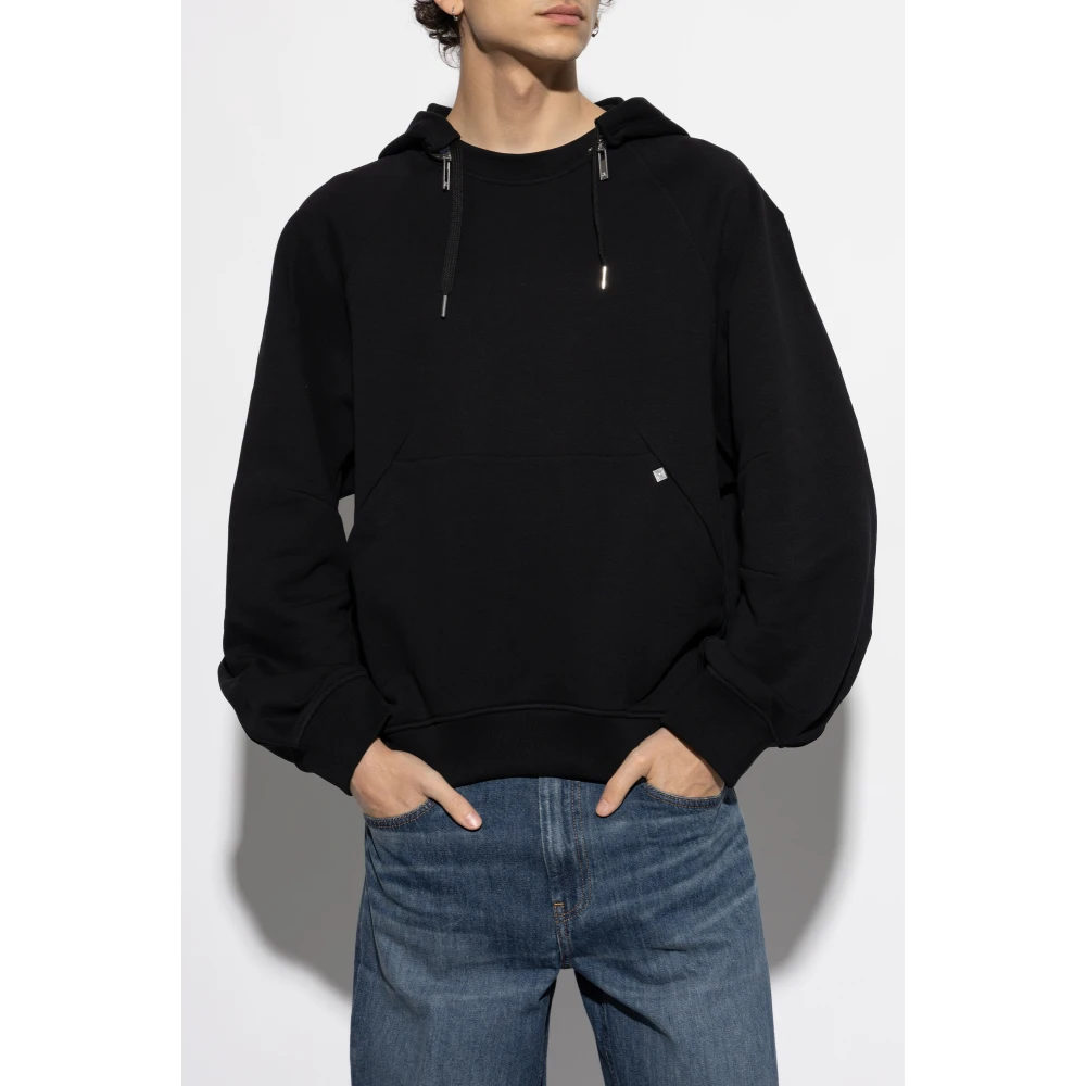 Helmut Lang Sweatshirt met afneembare capuchon Black Heren