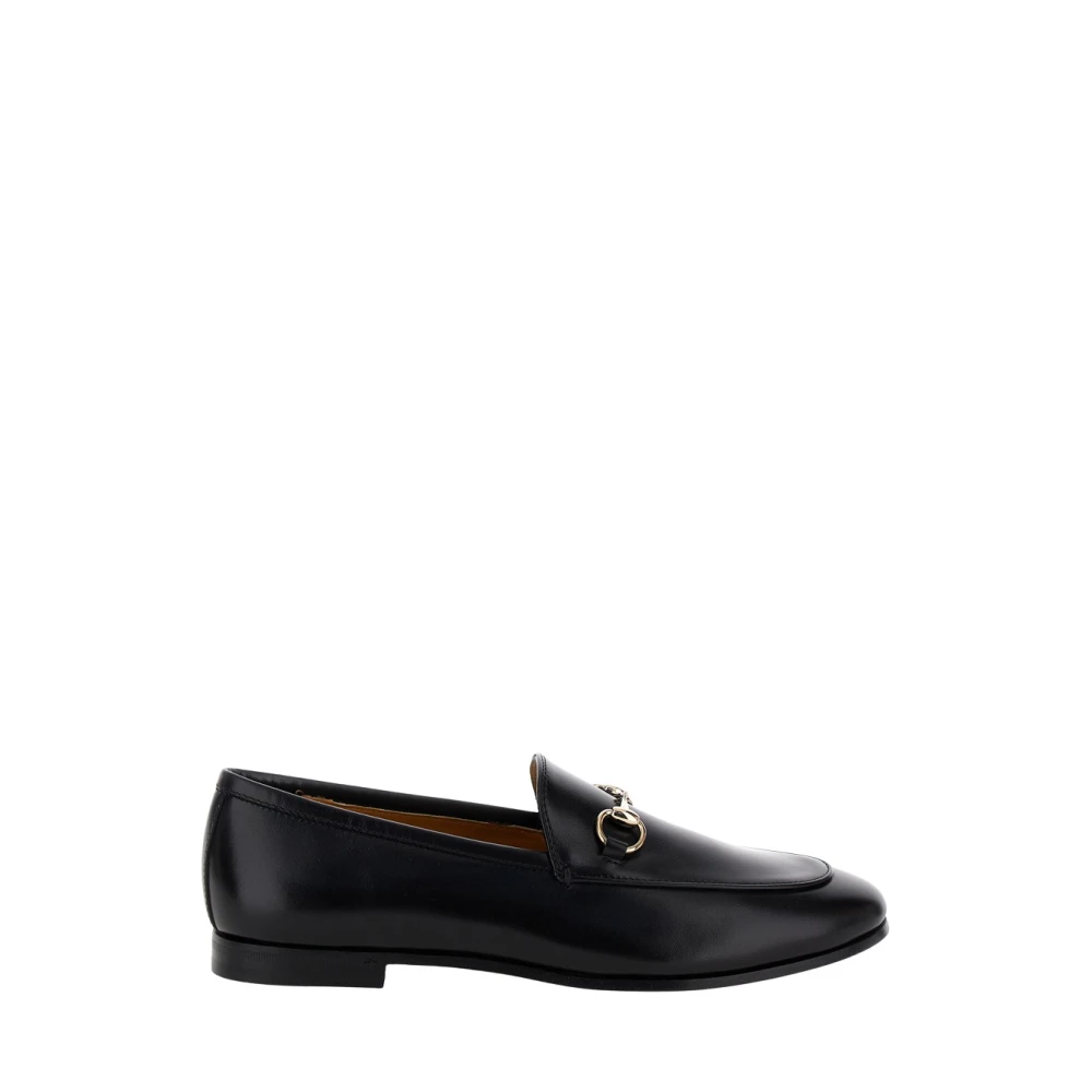 Gucci Women's Black Loafers, 7 Uk, Jordaan Loafer