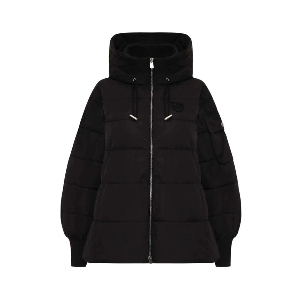 Pinko Winter Jackets, Female, Xs, Crusca Down Jacket Black
