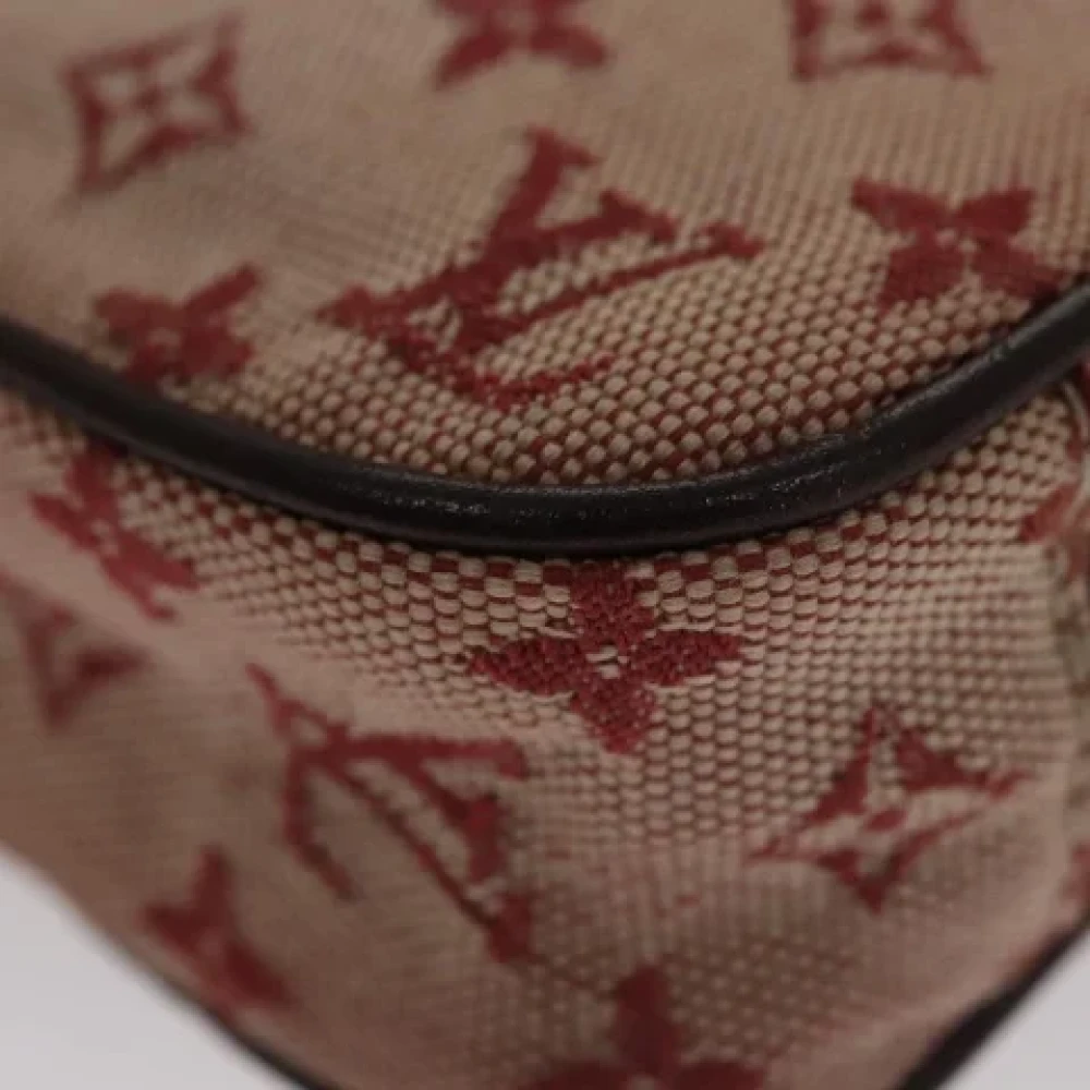Louis Vuitton Vintage Pre-owned Canvas pouches Red Dames