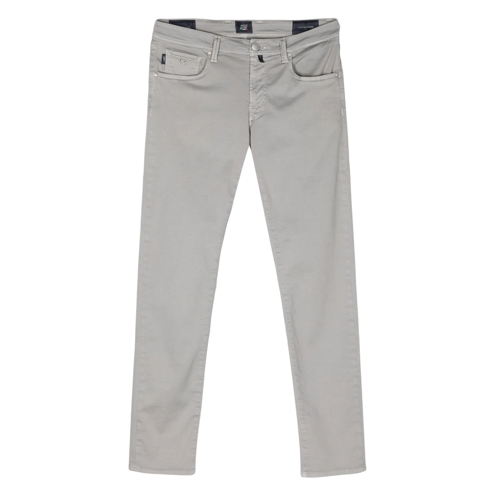Tramarossa Katoenmix broek met zakken Gray Heren