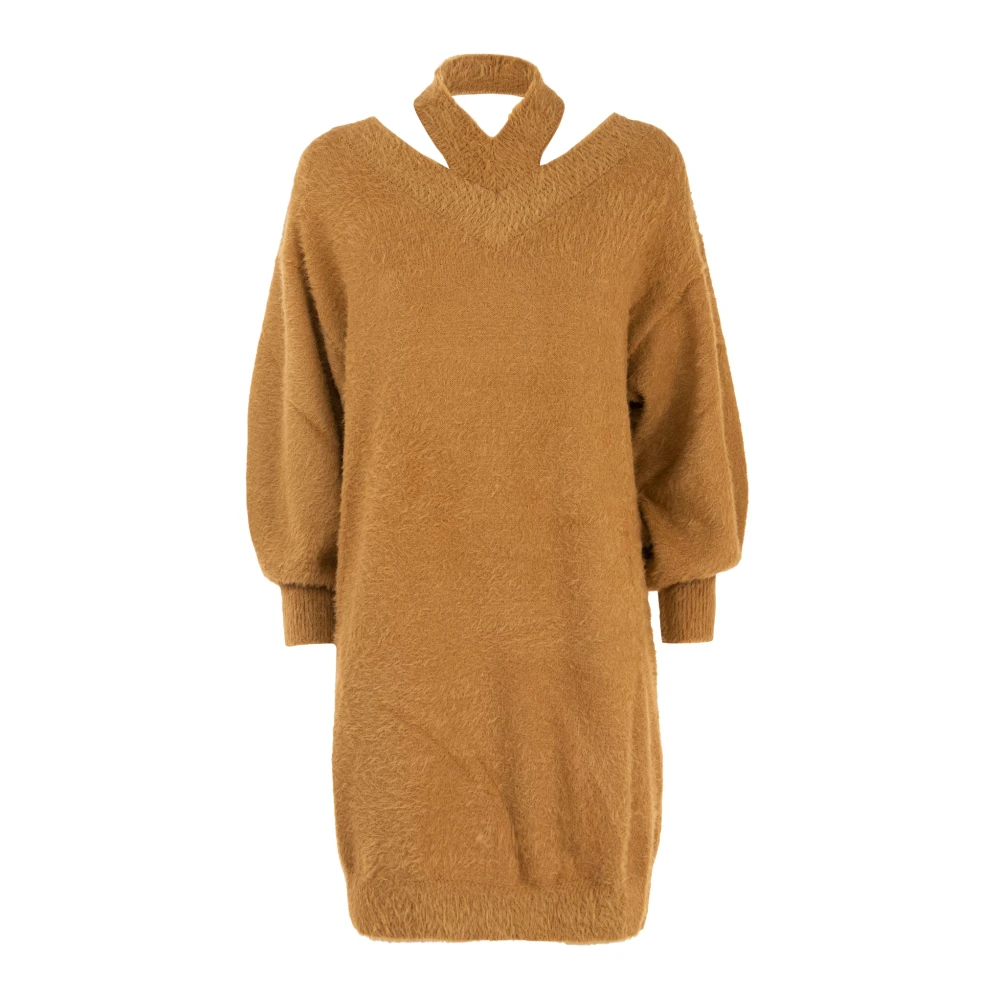 Pinko Elegant Tube Dress Ceremony Winter Women Beige Dames