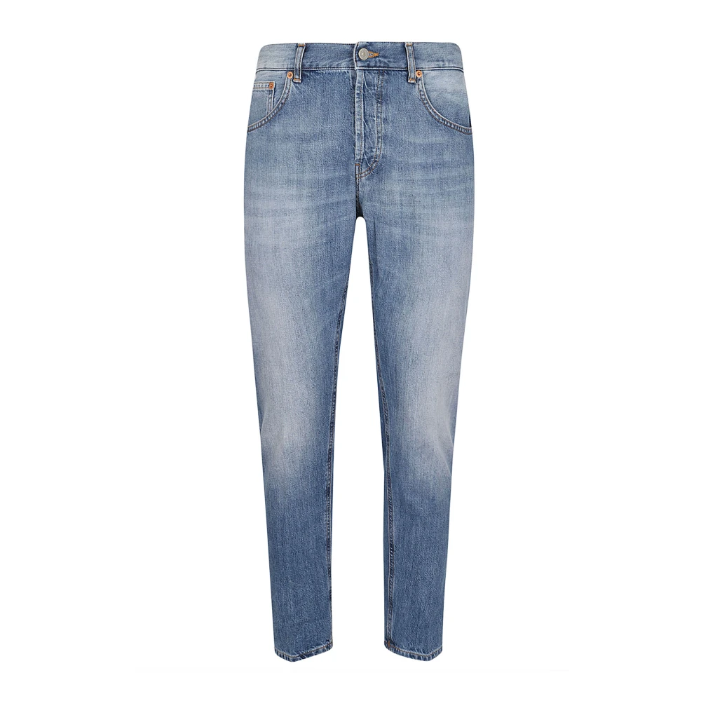 Dondup Blauwe Jeans met 3 5 cm Hak Blue Heren
