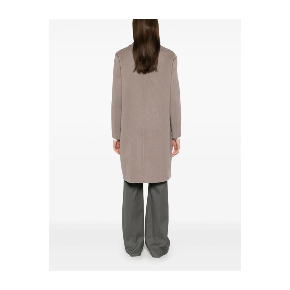 Theory Double-Face Wol-Kasjmier Jas Brown Dames