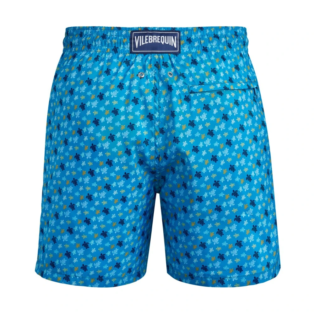 Vilebrequin Regenboog Micro Ronde Des Tortues Zwembroek Blue Heren