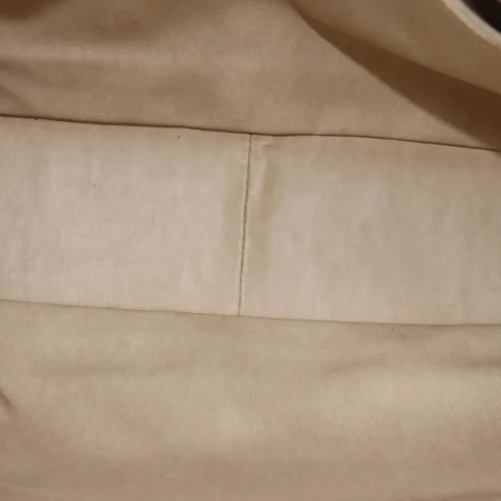 Chanel Vintage Pre-owned Leather chanel-bags Beige Dames