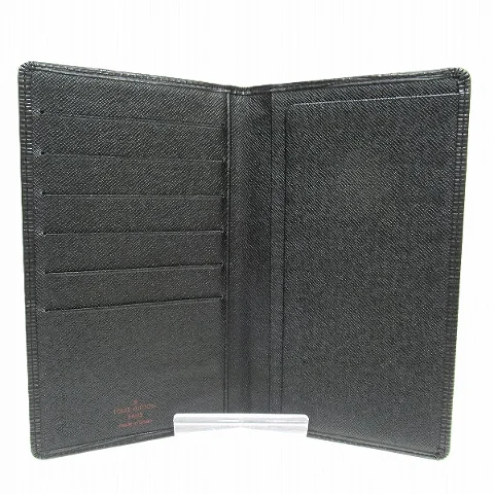 Louis Vuitton Vintage Pre-owned Leather wallets Black Heren