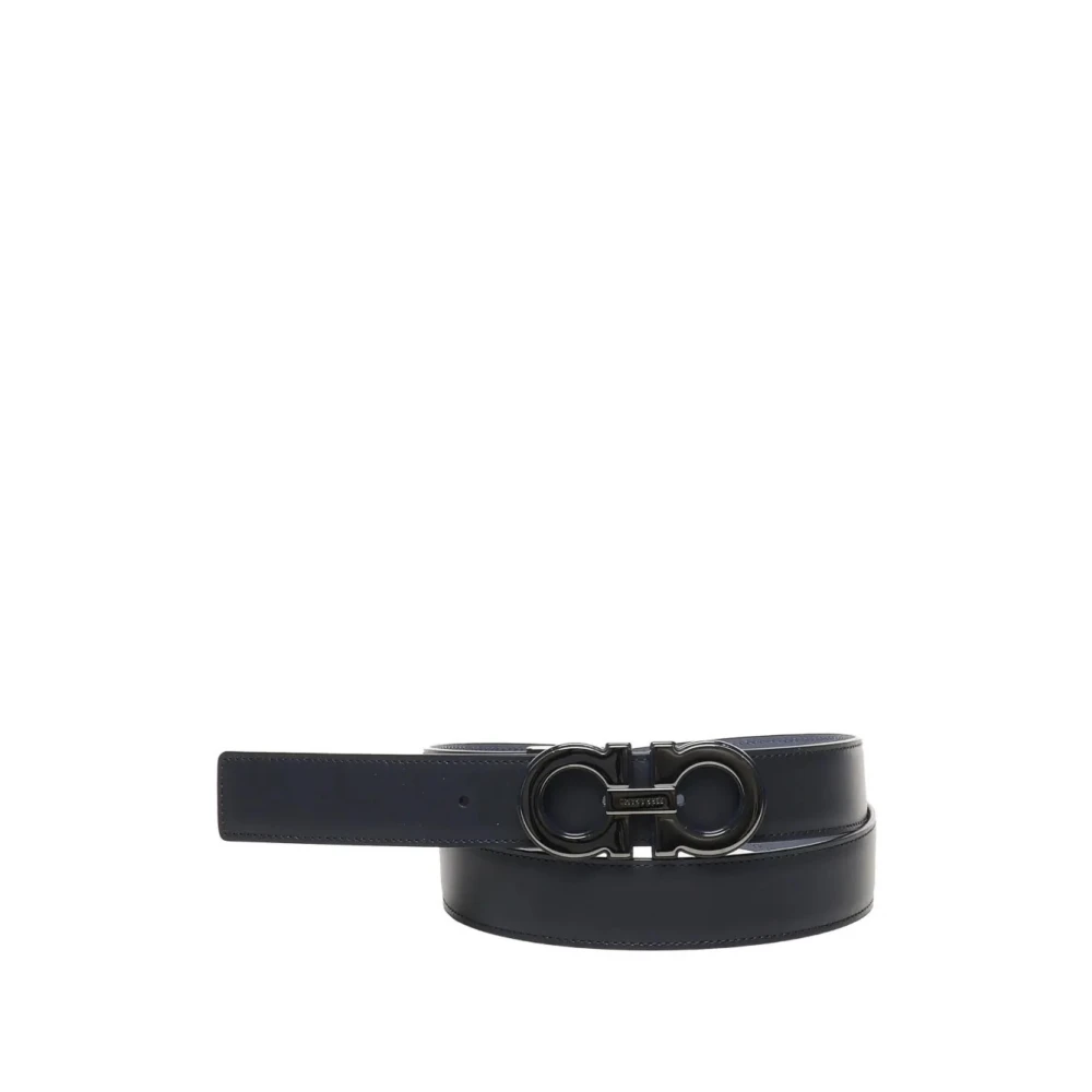 Ferragamo Stylish Belt For Everyday Wear - Male - Belts - Black - 115 Cm - Accessories