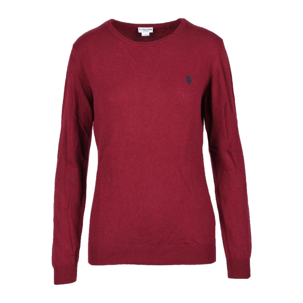 U.s. Polo Assn. Kasjmier Mix Gebreide Trui Red Dames