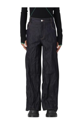 crinkled-wide-leg-denim-trousers