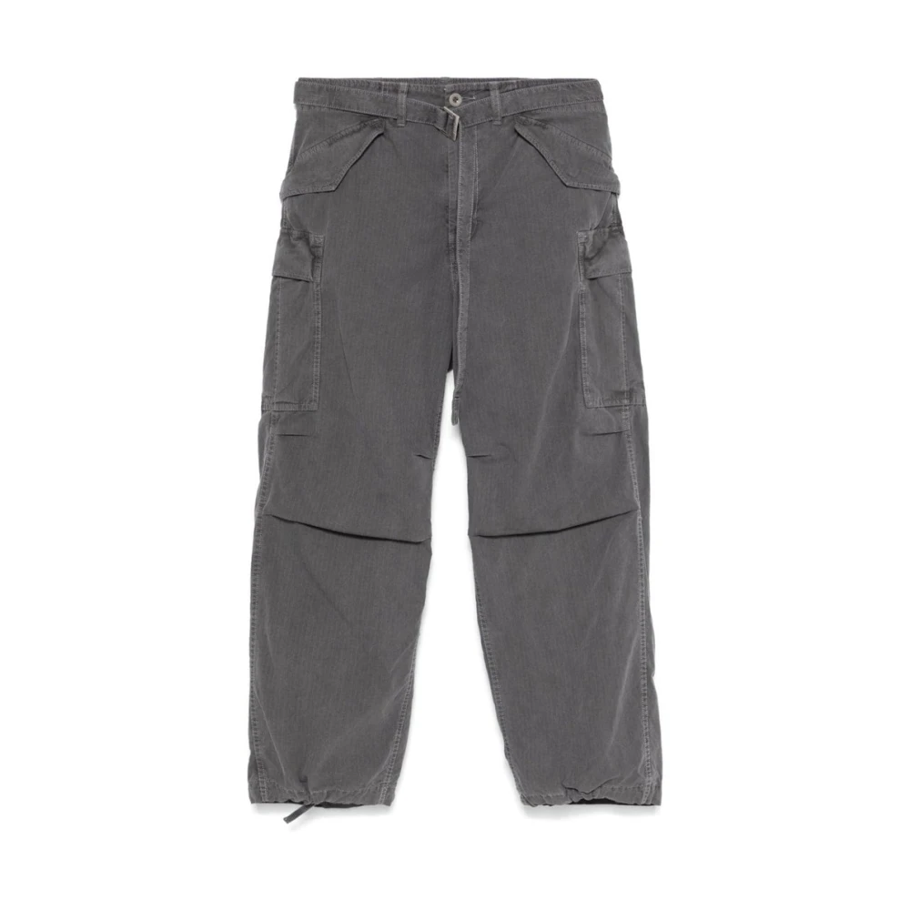 Sacai Grijze Cargo Broek met Banddetail Gray Heren