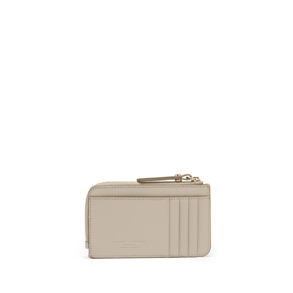 Gianni Chiarini Portemonnees Vacchetta Kalf Beige Dames