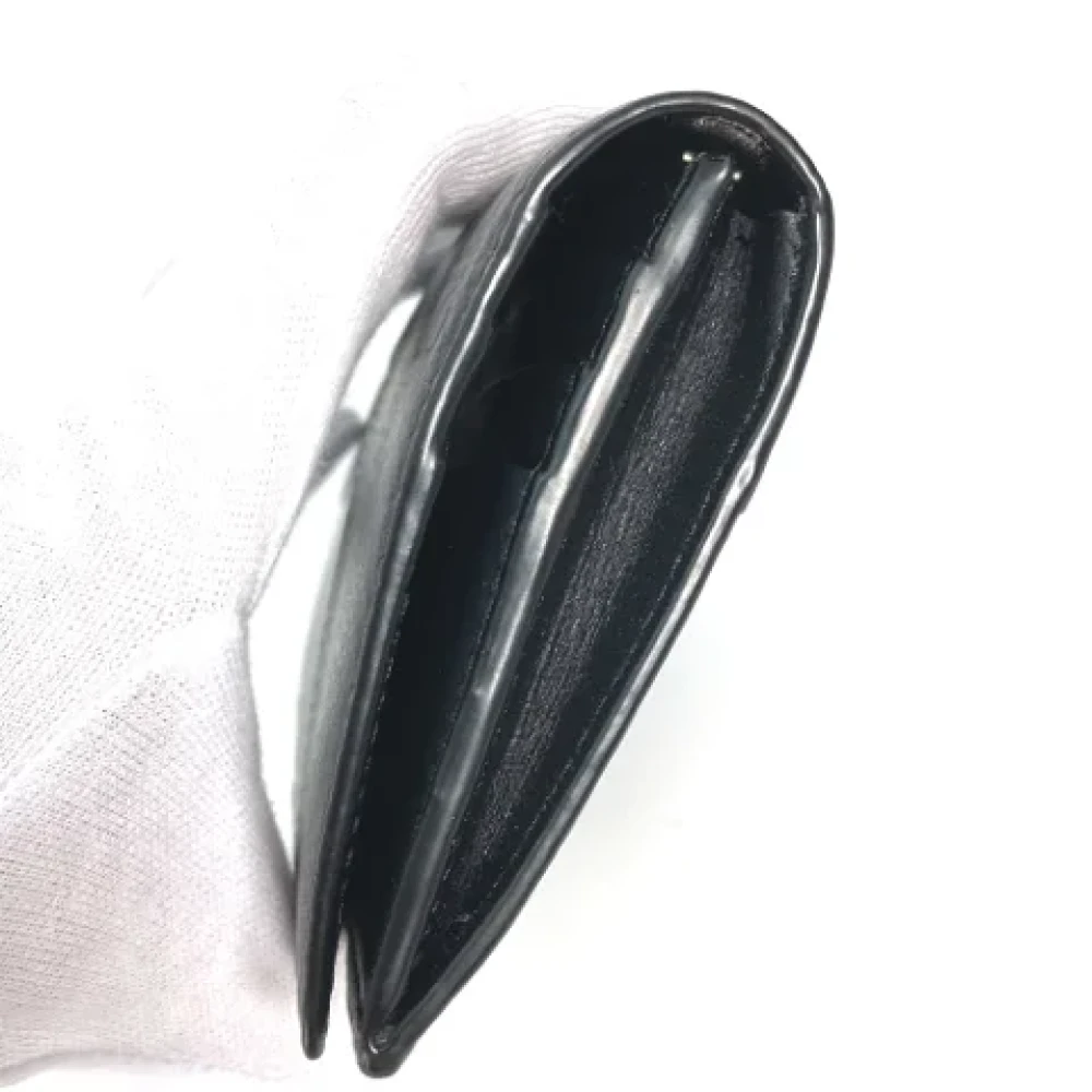 Loewe Pre-owned Leather wallets Black Heren