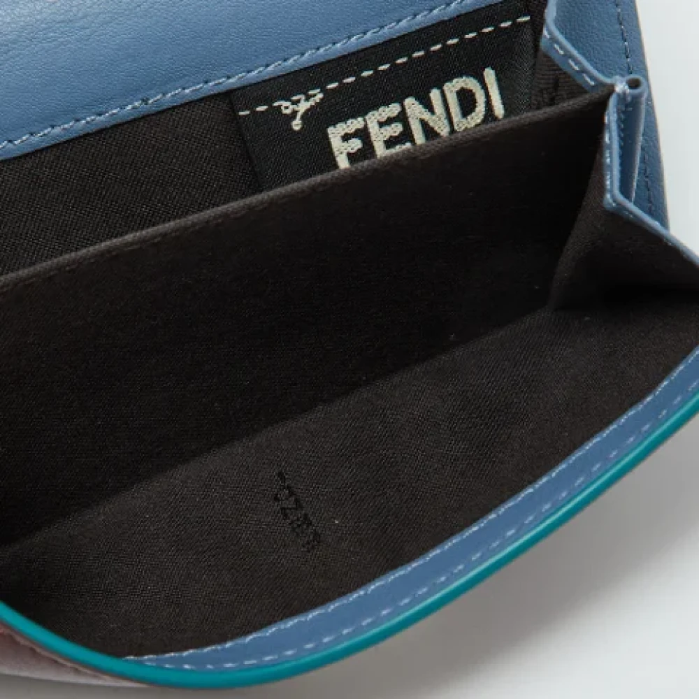 Fendi Vintage Pre-owned Leather wallets Red Dames