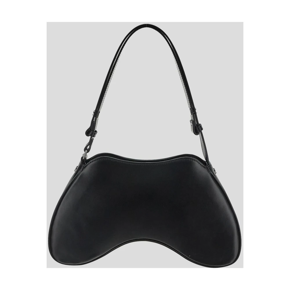 Diesel Leren Play Tas Black Dames