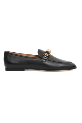 Svart Slip-On Loafer med Ringar