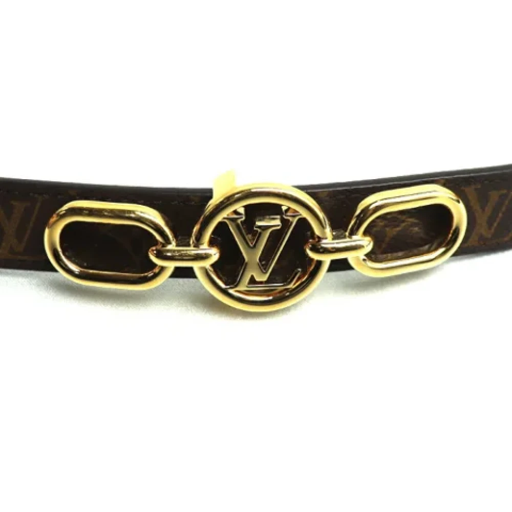 Louis Vuitton Vintage Pre-owned Fabric belts Black Dames