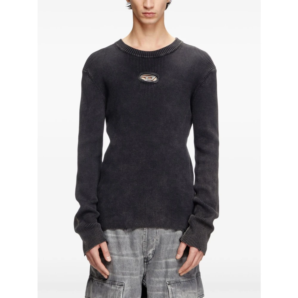 Diesel Zwarte Sweater Collectie Black Heren