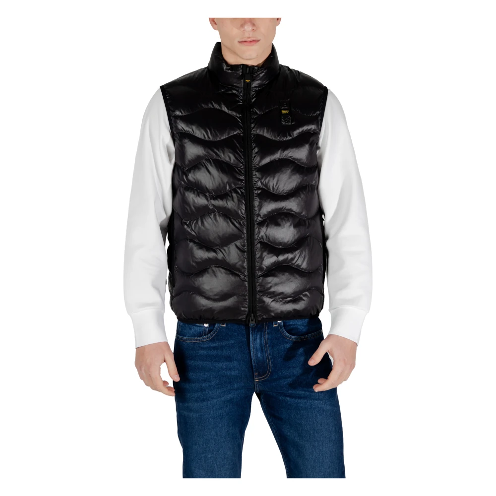 Blauer Lente Zomer Heren Kleine Overhemden Collectie Black Heren