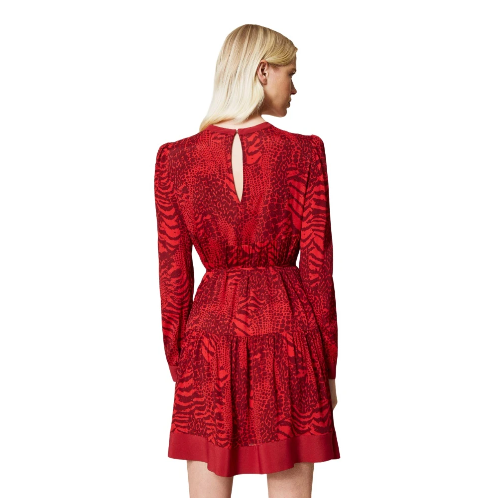 Twinset Korte jurken Red Dames