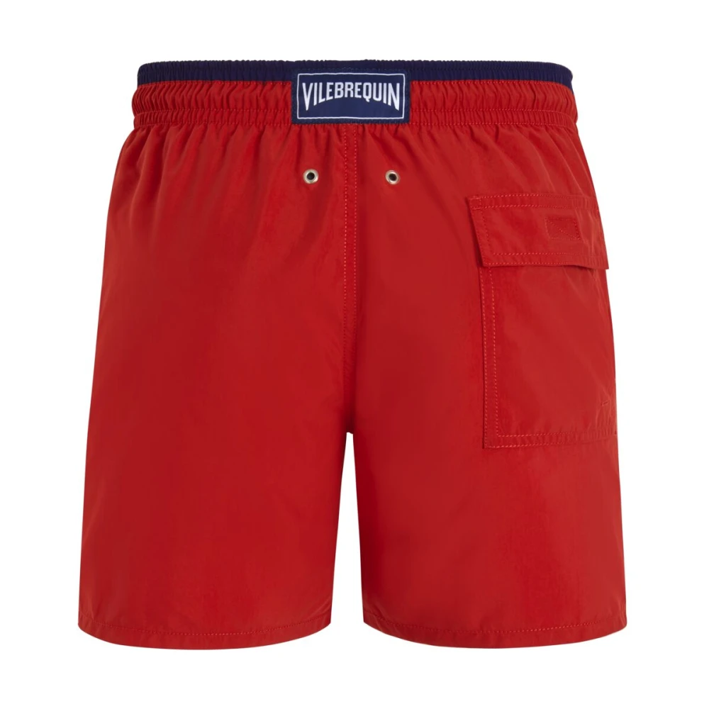 Vilebrequin Heren Twee-Tone Zwembroek Red Heren