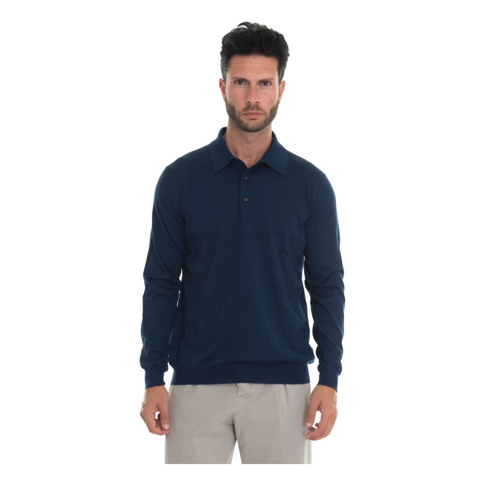 Kiton - Tops > Polo Shirts - Blue - Kiton - Modalova