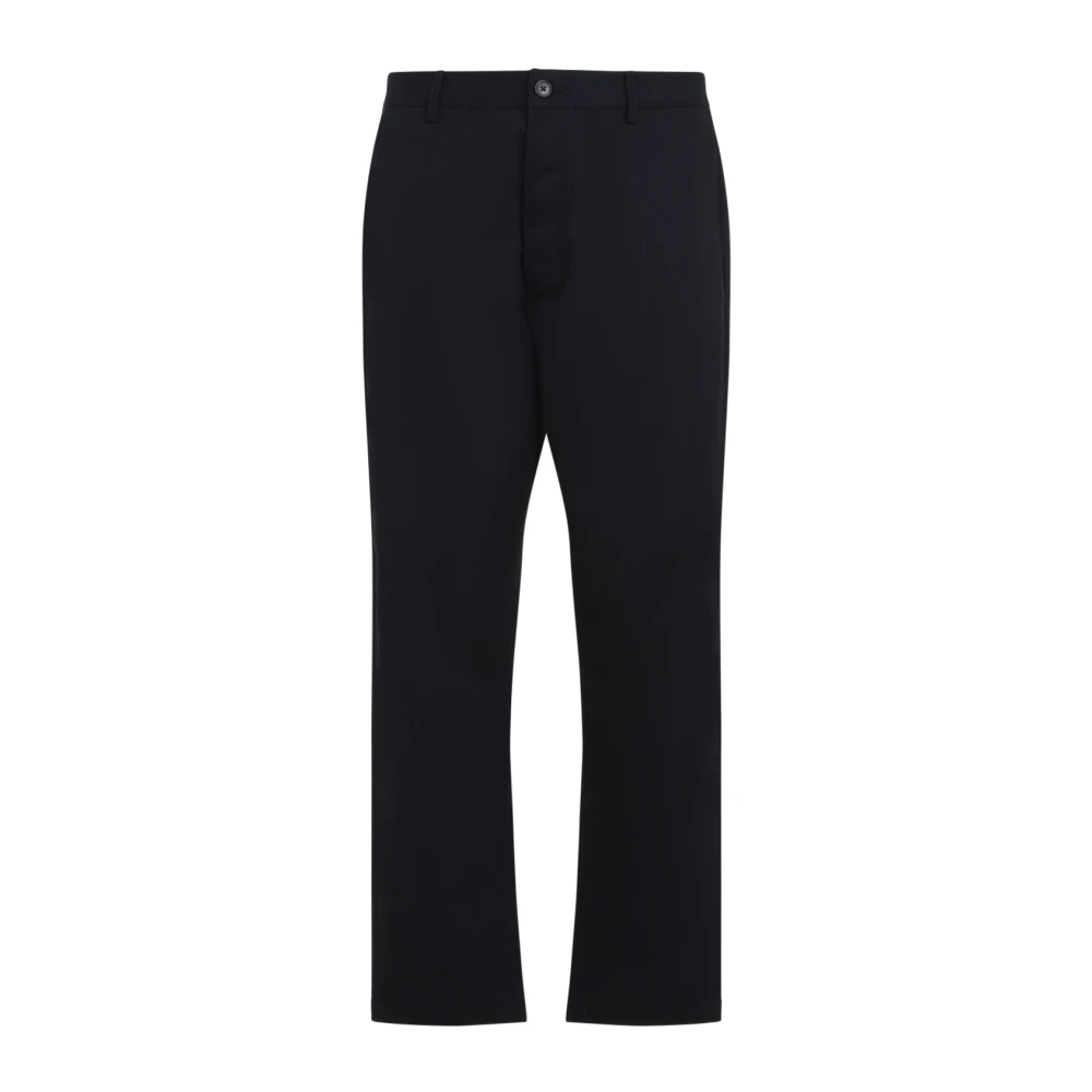 Universal Works Blauwe Chinos voor Mannen Aw24 Blue Heren