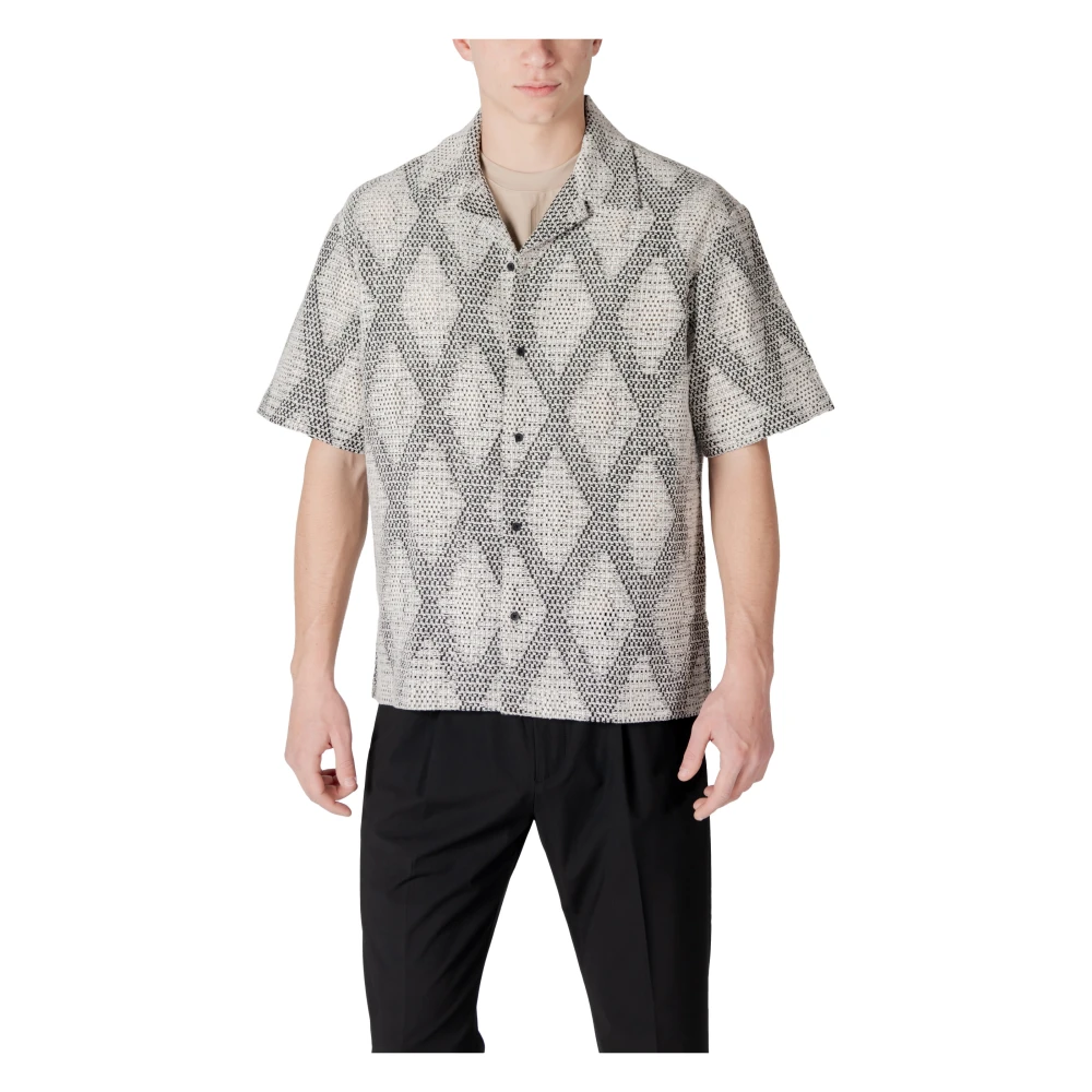 Antony Morato Korte mouwen overhemd collectie polyester katoen Multicolor Heren