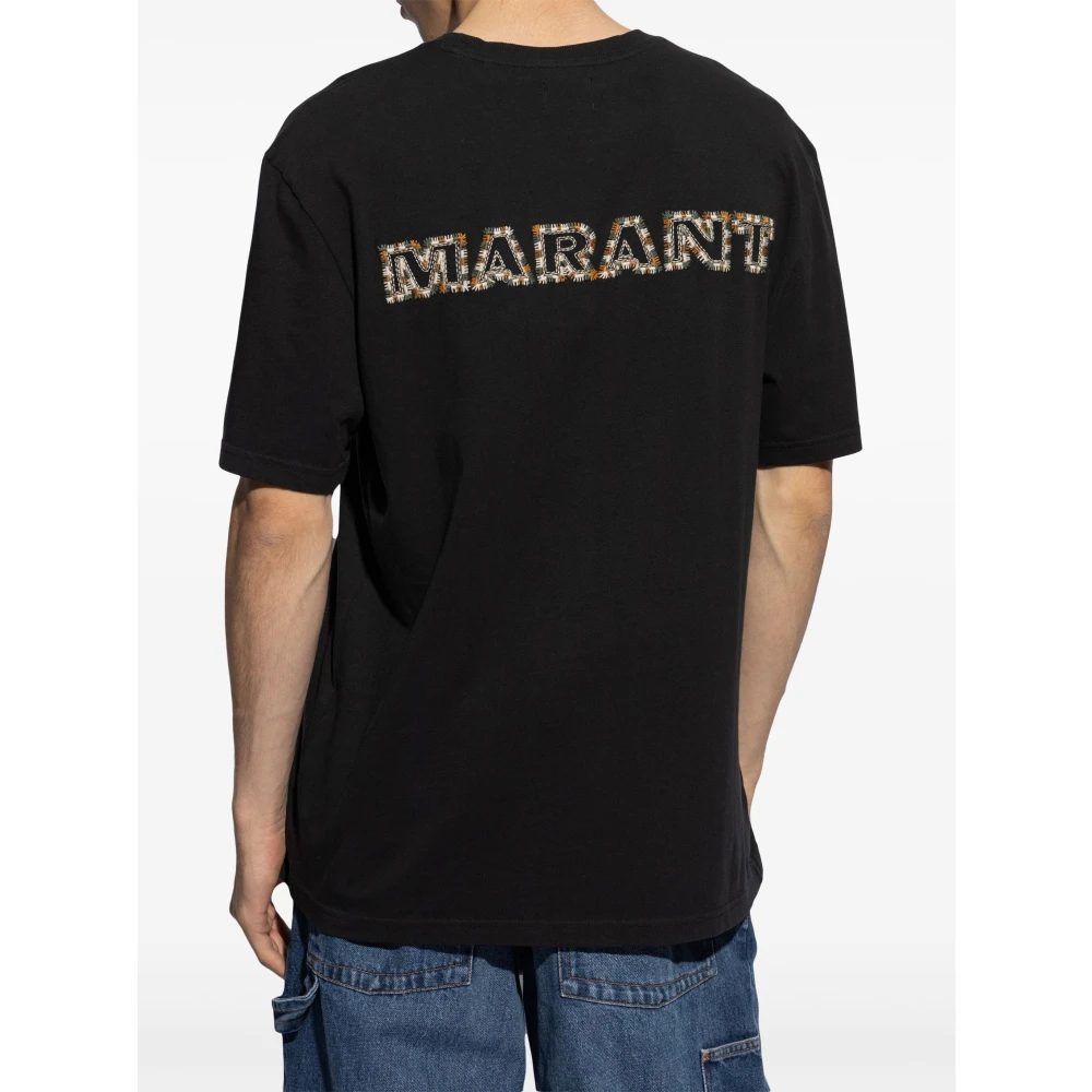 Isabel marant Zwarte T-shirts en Polos Hugo-Ga Black Heren