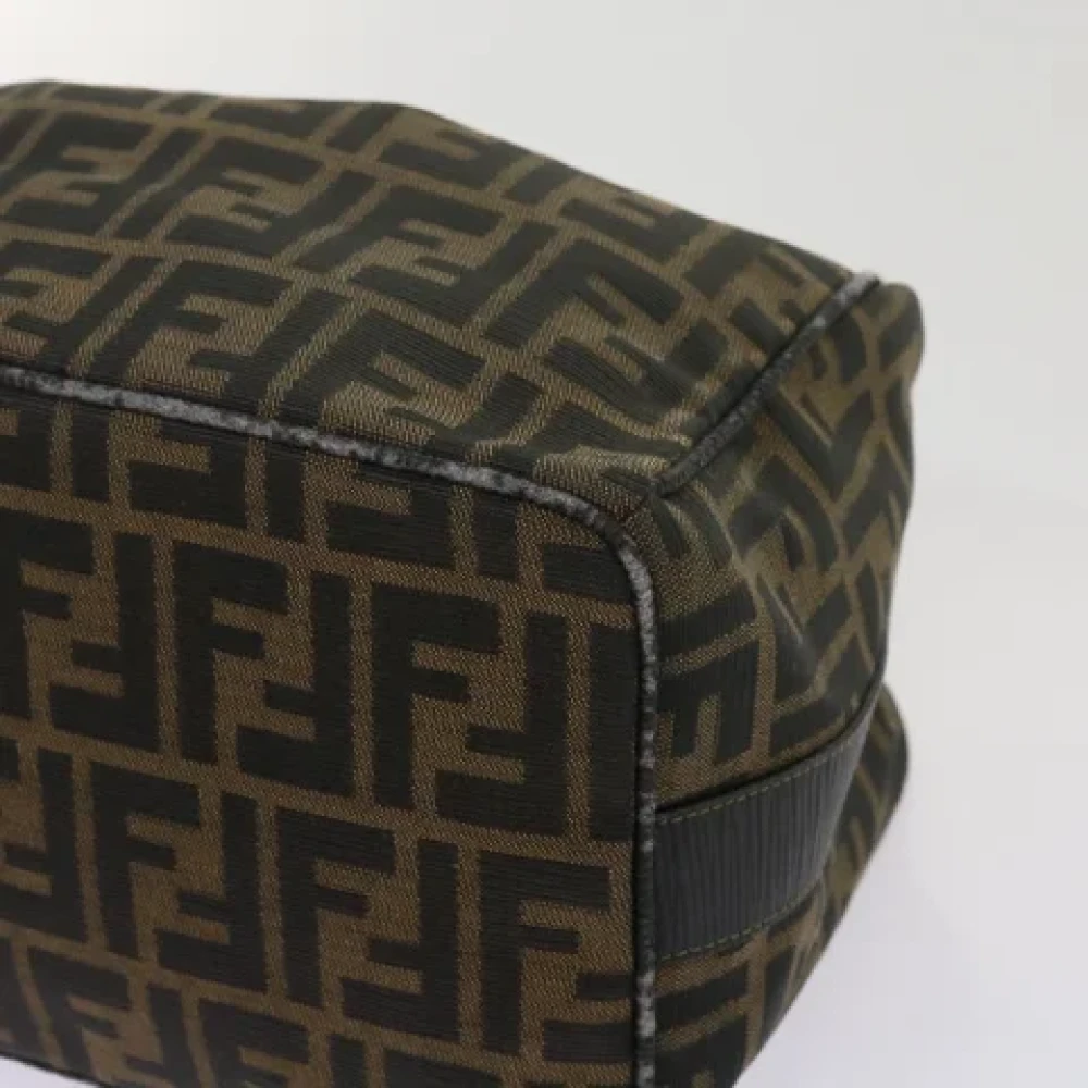 Fendi Vintage Pre-owned Canvas handbags Brown Dames