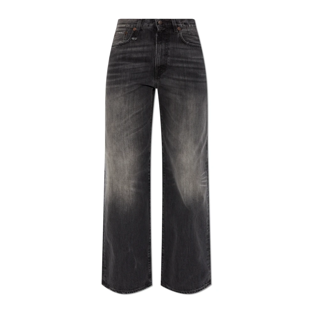 R13 Jeans met Vintage Effect Black Dames
