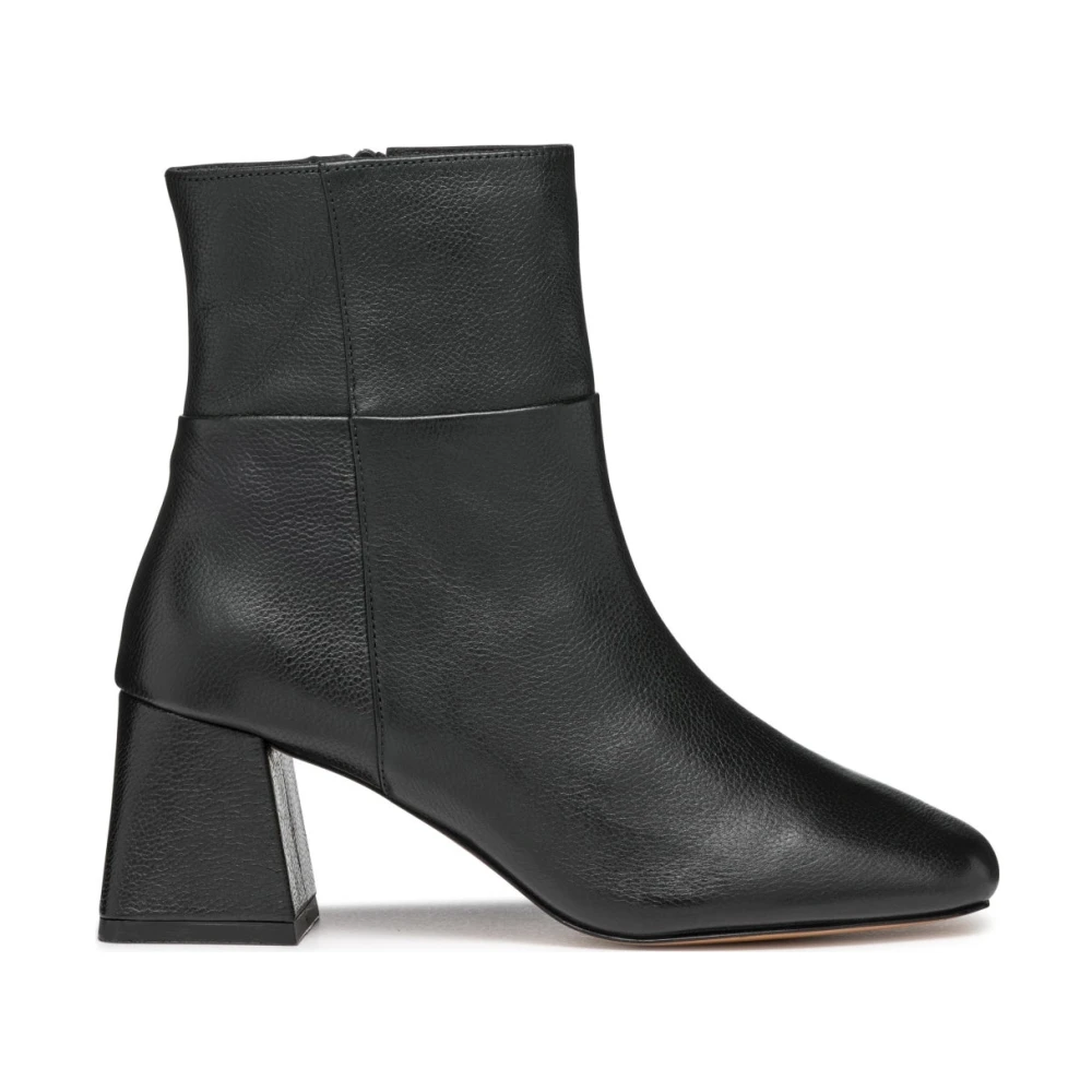 Geox Women's Black Heeled Boots,, Ankle Booties For Size 5 Uk