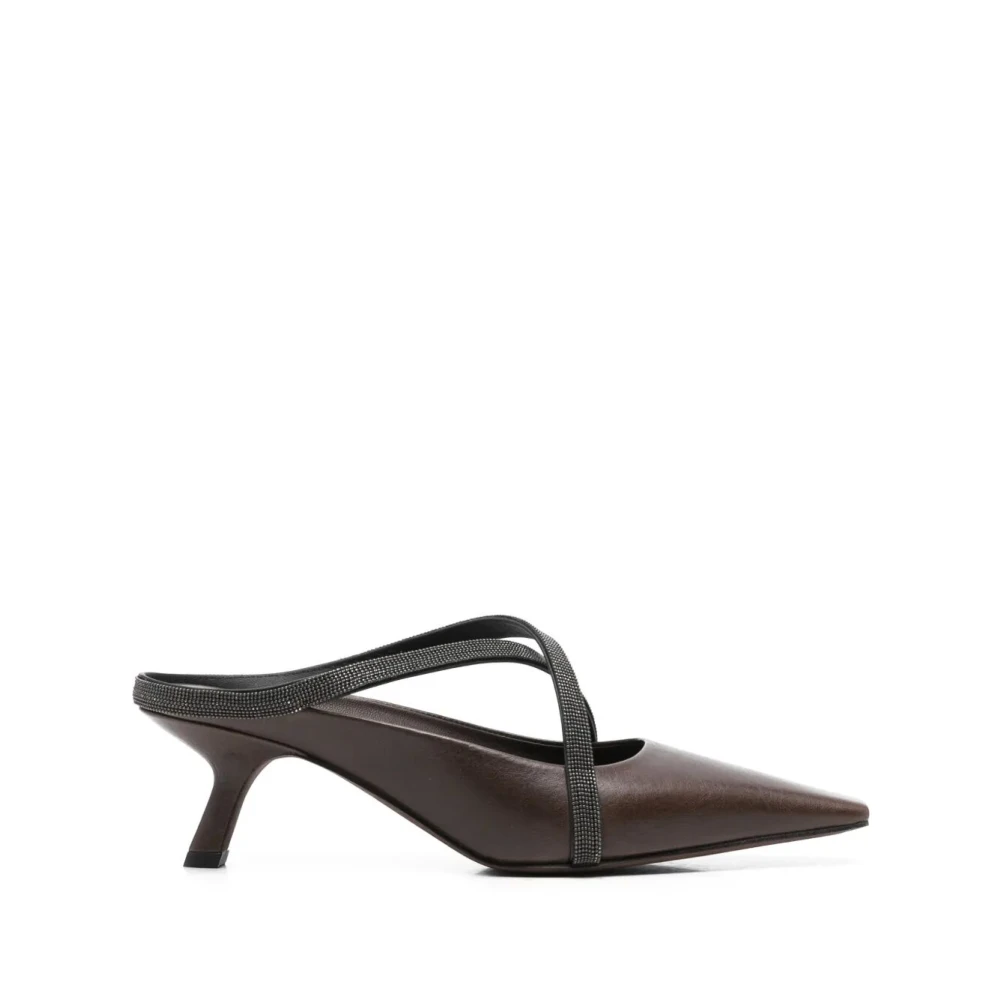 Shoes > Heels > Heeled Mules - - Brunello Cucinelli - Modalova
