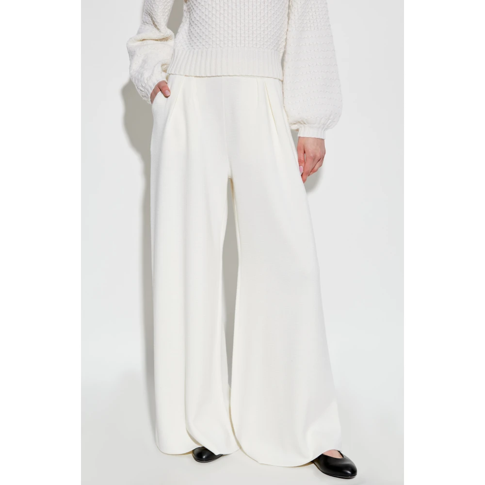 Max Mara Wollen broek Medium White Dames