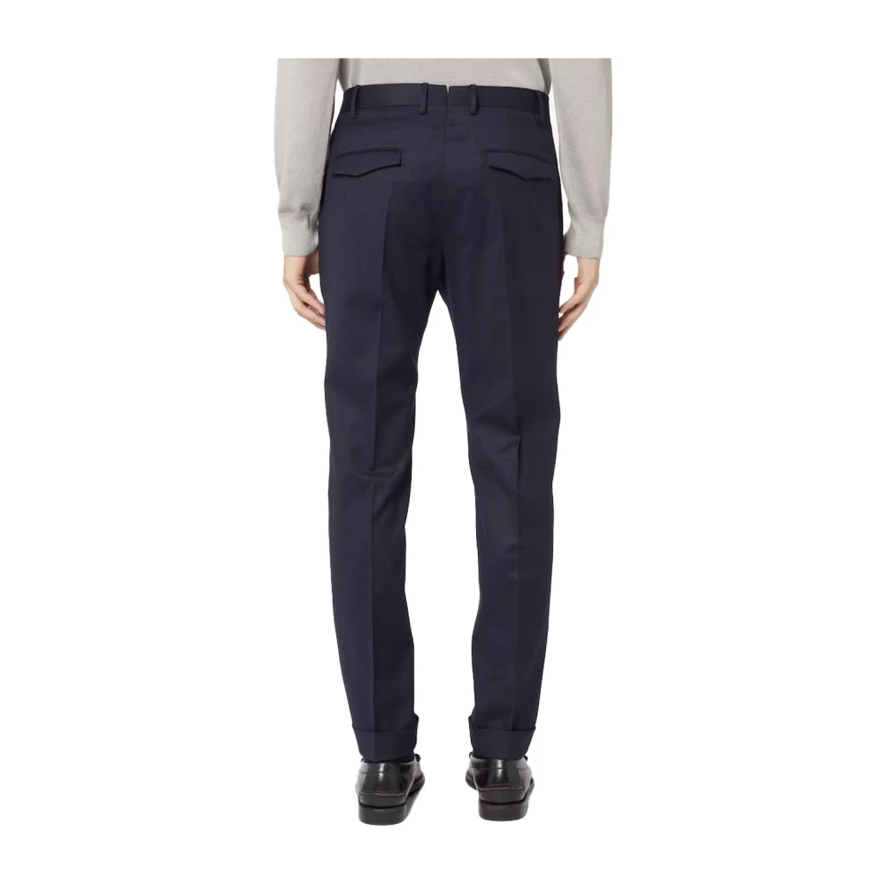PT Torino Stretchwol maatwerkbroek Blue Heren