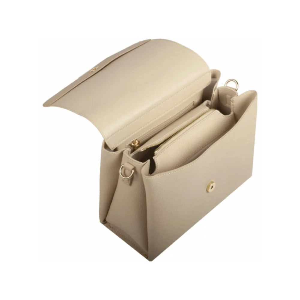 Valentino by Mario Valentino Stijlvolle Crossbody Tas in Zwart Beige Dames