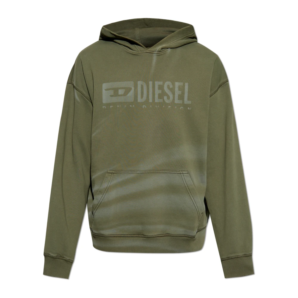 Diesel Sweatshirt S-Boxt-Hood-R9 Green Heren