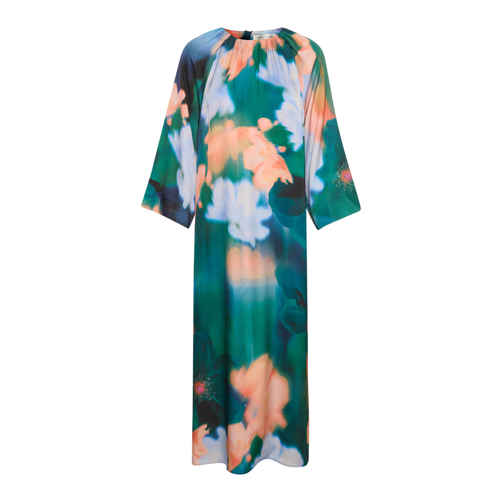 Mooie Jurk met Abstracte Print InWear Maxi kleedjes Miinto.be