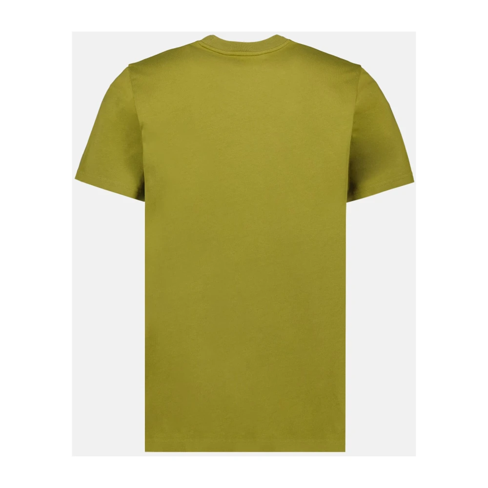 Moncler Hart Logo T-shirt voor Mannen Green Heren