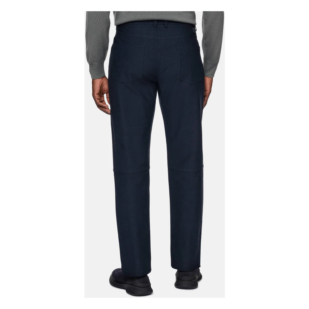 Boggi Milano B Tech Jeans in Technical Fabric Blue Heren