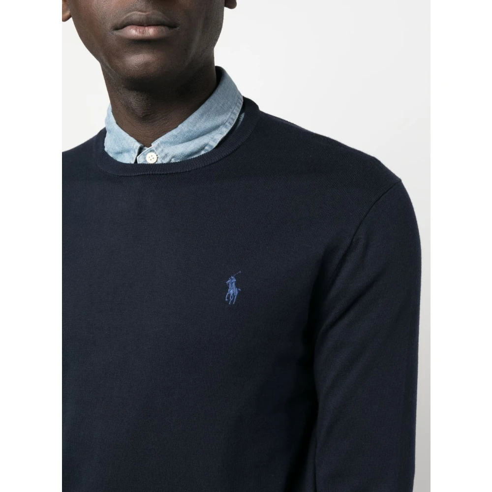 Polo Ralph Lauren Blauwe Sweatshirt Heren Casual Mode Blue Heren