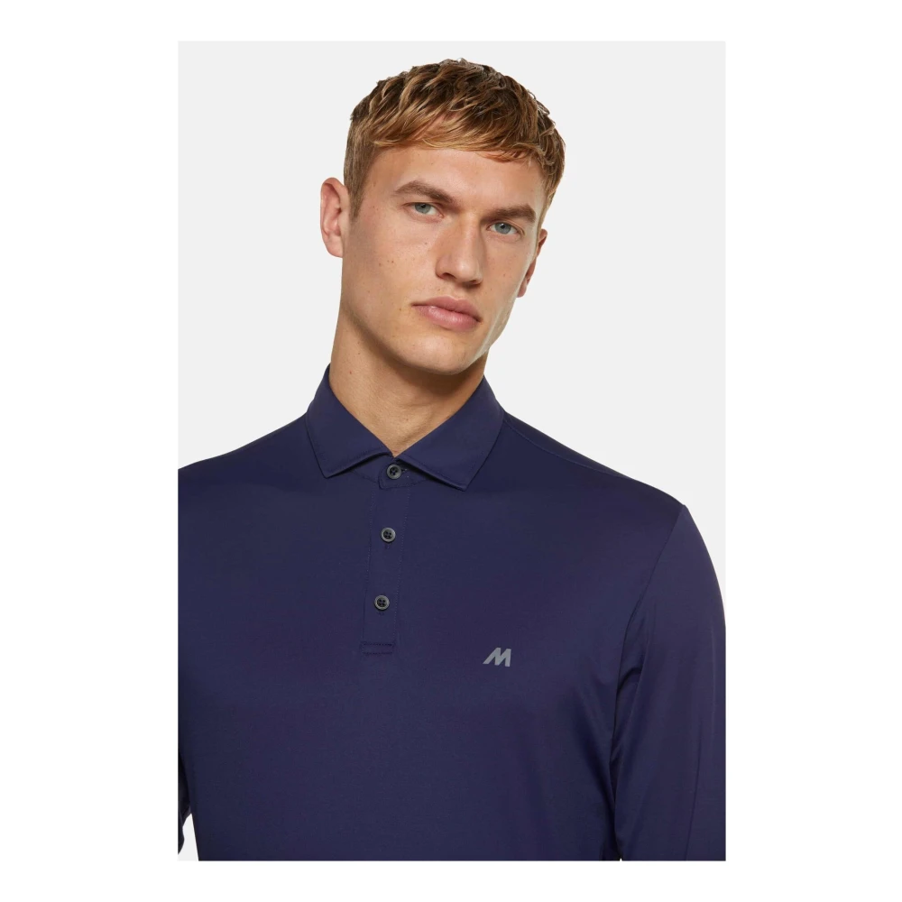 Meyer Bryson Polo Shirt Blue Heren