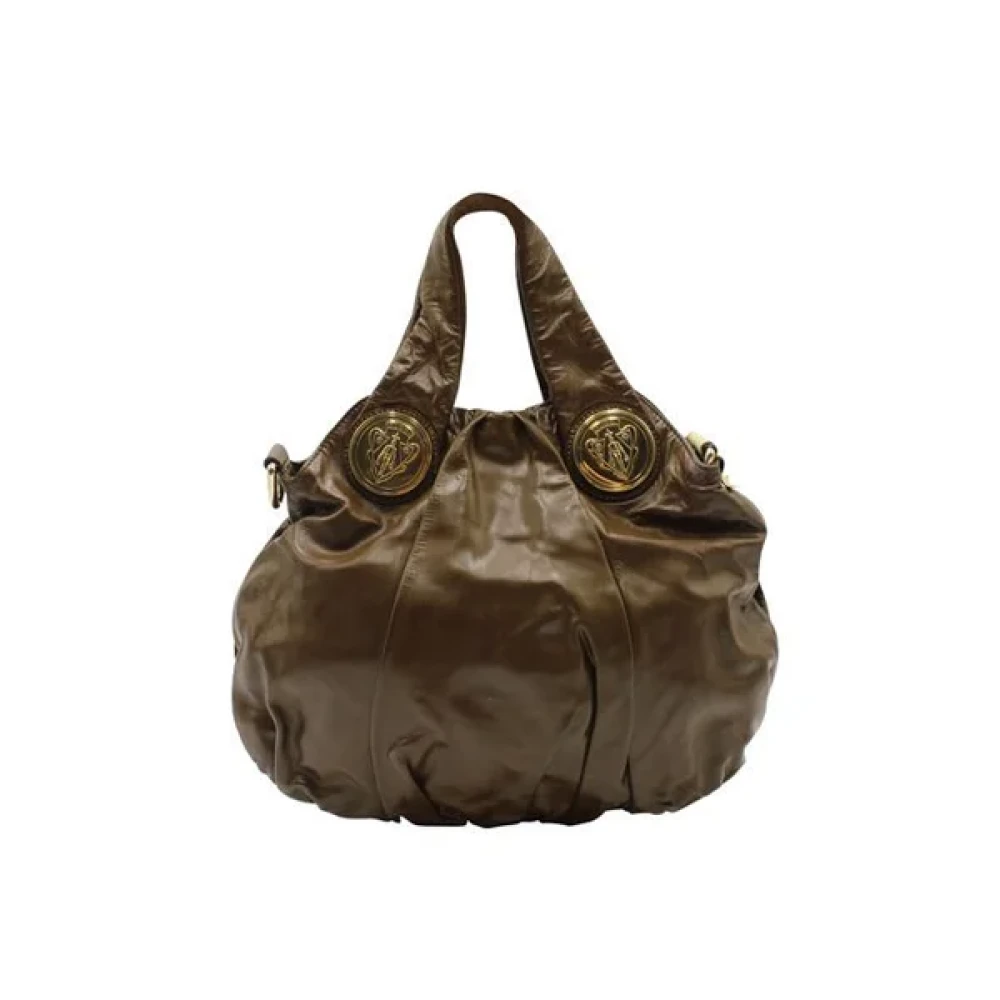 Gucci Vintage Pre-owned Leather totes Brown Dames