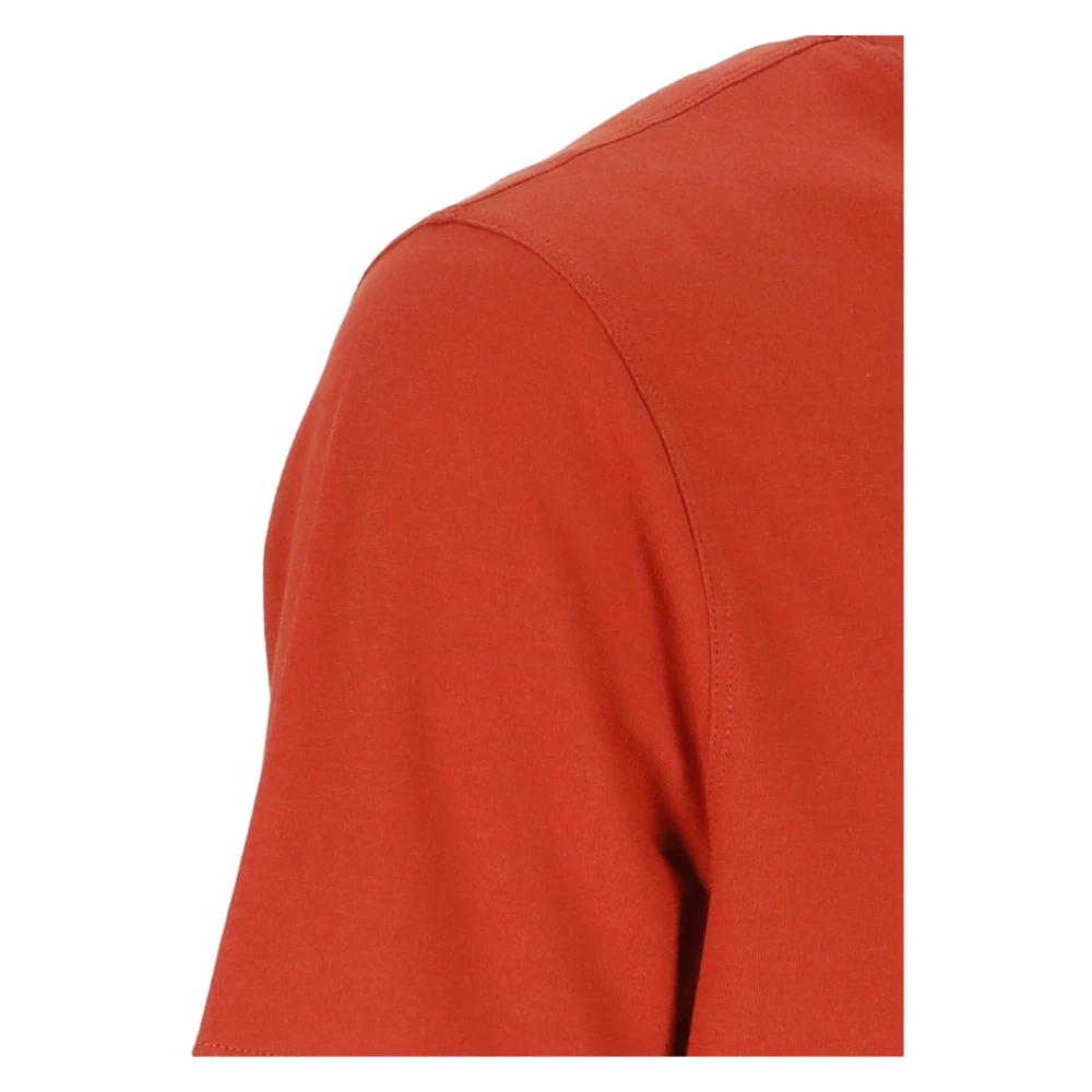 Zanone Oranje Katoenen T-shirt en Polo Orange Heren