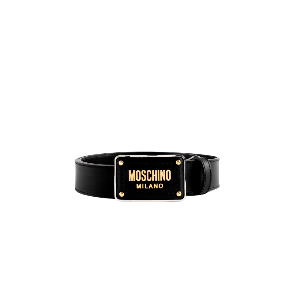 Ceinture en Cuir 8010 8001 Modele Classique Moschino Femme Miinto