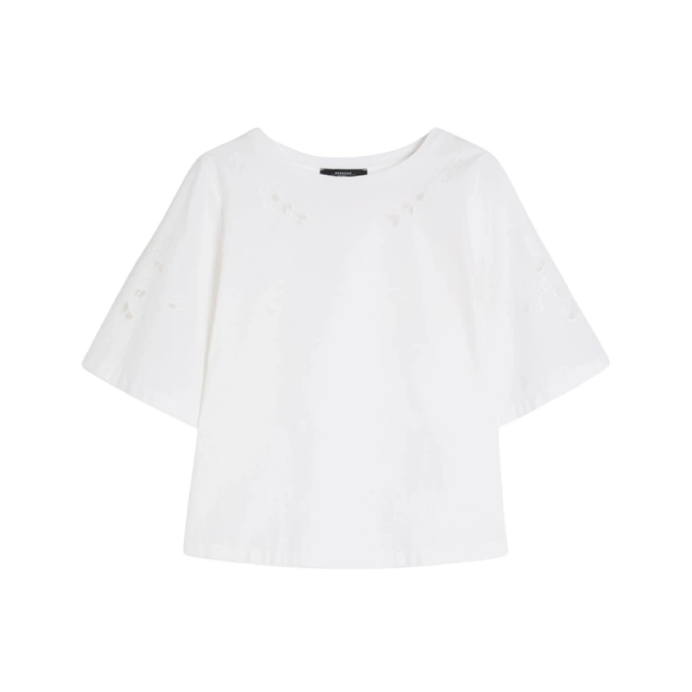 Weekend Max Mara Women's White Targa Top - T-Shirts - S - Tops