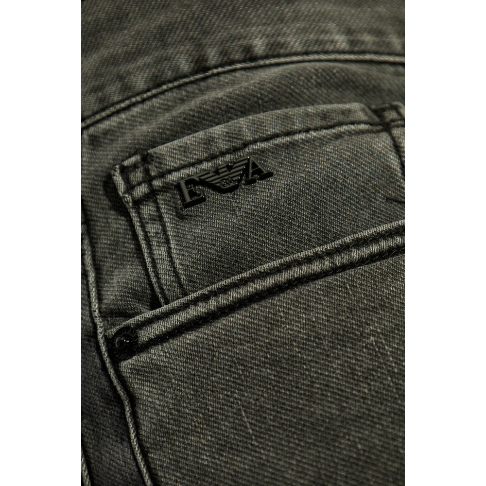 Emporio Armani Straight leg jeans Gray Heren