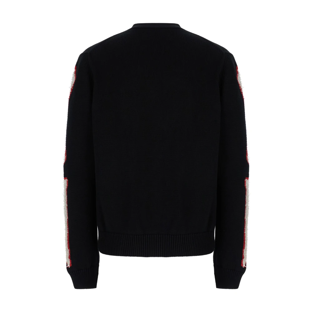 Amiri Bones Cardigan Sweater Black Heren